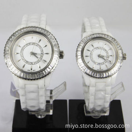 Ceramic lovers watch with fashionable, fancy, novelty and beautiful, 2014 fsahion